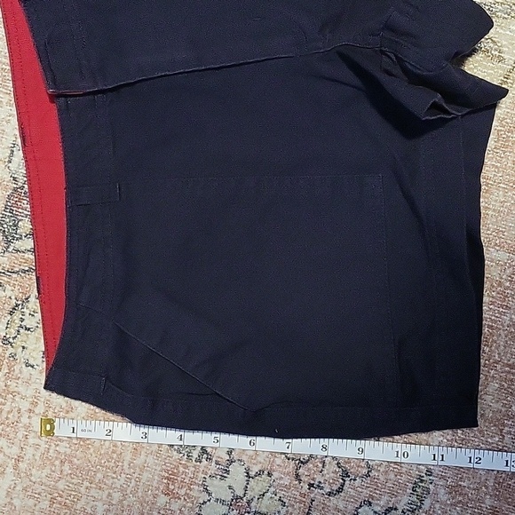 NY Classics Sports Cotton 2.5" Inseam 4 Pocket Navy Blue Shorts Size 8 - Picture 6 of 7